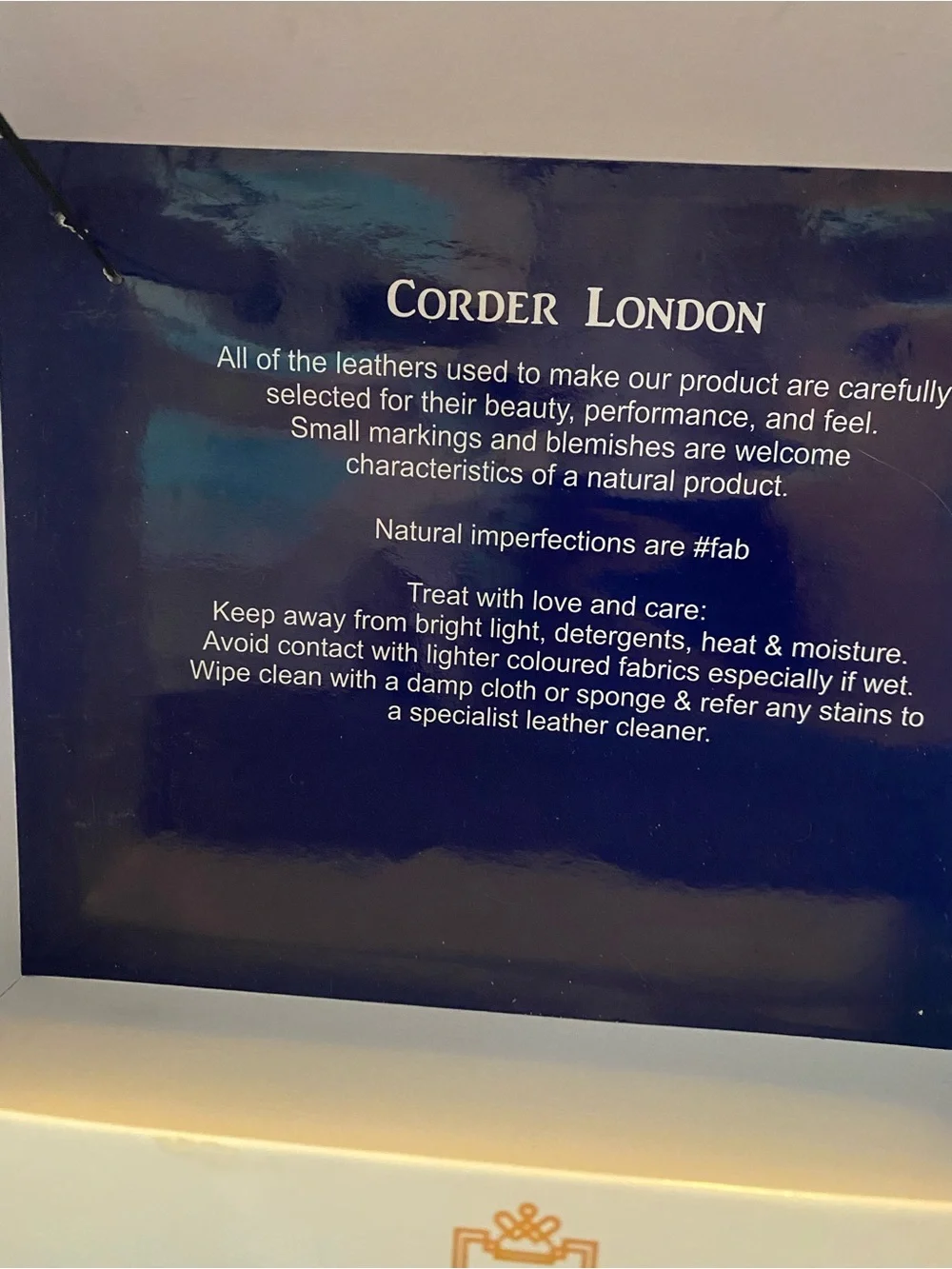 CORDER LONDON BLACK LEATHER PURSE NWT